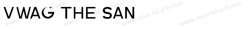 vwag the san字体转换